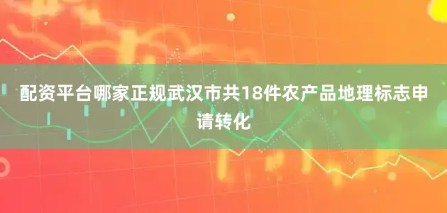 配资平台哪家正规武汉市共18件农产品地理标志申请转化